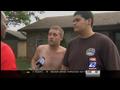 News video: Many take shelter in storm shelter as tornado hits